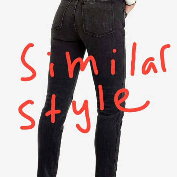 NWOT black Jordache vintage crop mom jeans size 26 - Picture 14 of 15